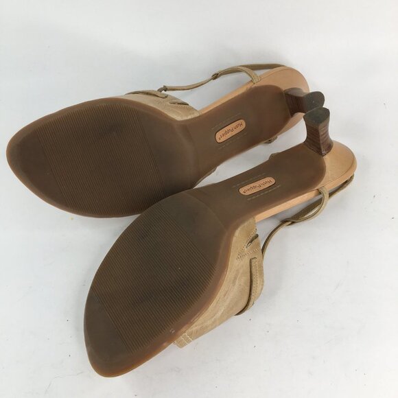 Hush Puppies Chamomile Tan Heel Sandals Size 8.5M - Picture 7 of 14